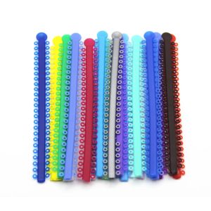 AG | AG 20pcs/Park Dental Orthodontic Elastic Ligature Ties Bands for Brackets Braces Colourful to Choose Dentist Ortho Materials
