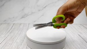 Multilayer Scissors 3 Layer 5 Layer Kitchen Scissors Stainless Steel Scallion Cutter Vegetable Scissors