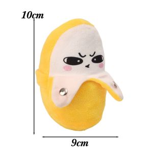 Kids Banana Fruit Induction Beat Toy Creative Music Dolls Kawaii Parent-child Toys Sensory Party Game Collectible Toy