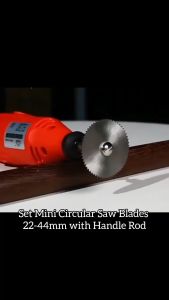 Set Mini Circular Saw Blades 22-44 mm dengan Roda Handle