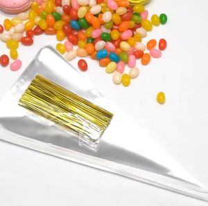 100pcs Kantong Plastik Segitiga/Pipping Bag Kecil/Plastik Segitiga Piping Bag Icing Bag Buttercream