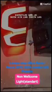 Lampu Stop Stop Lamp Tail Lamp Hilux Revo Hilux Rocco 2015 2016 2017 2018 2019 2020 2021 2022 2023 2024 2025 Smoke LED Plasma Wellcome Light Harga Kanan & Kiri(Sepasang)