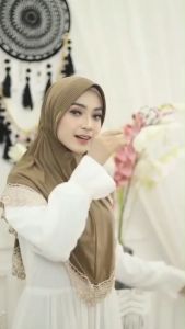 [Best Seller]JILBAB INSTAN JERSEY TERBARU / JILBAB INSTAN SERUT RENDA IMPORT AL FAREZI / JILBAB INSTAN TERMURAH