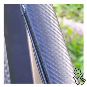 Carbon Fiber Transparent Bicycle Chain Protection Stickers Anti-Scratch Protective Film for Motorcycle MTB Bike Frame and Fork