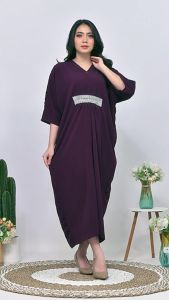 Kaftan Kaneeyaa Busui Bumil Wudhu Friendly Crinkle Airflow Premium Gamis Dewasa Remaja