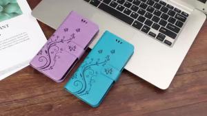 Faux Leather Phone Case for Samsung GalaxyA56 A54 A55 A36 A26 A16 A06 A05 Exquisite Printed with Magnetic Kickstand & Lanyard