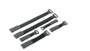 1 PCS Multi-Specification Reverse Buckle Hook Loop Strap Black Reusable Magic Nylon Reverse Self-Adhesive Widely Use Package Bundling