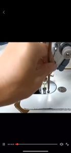 Bộ mặt nguyệt và răng cưa chống nhăn dùng cho máy may 1 kim công nghiệp