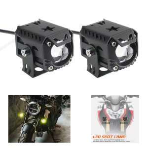 Lampu Tembak D2 Lampu Sorot Laser D2 2 Warna Hi-Lo Demon Red Kedip 4 Mode R338