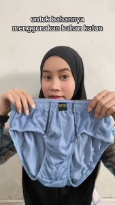 Celana Dalam Pria Lusinan Davero Karet Kerut Katun