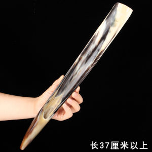 ฮอร์นธรรมชาติฮอร์นรองเท้า Non-ไม้ขนาดกลางสั้นในครัวเรือนรองเท้าใส่เครื่องมือใช้งานง่ายอุปกรณ์เสริมรองเท้าสําหรับทุกเพศ