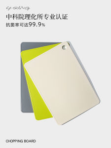 Antibacterial Moldproof Cutting Board Food Grade Fruit Vegetable Board Raw Separate Cooking Utensil Long Rectangle TPU Material