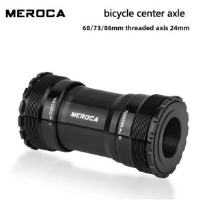 MEROCA T47 Bicycle Bottom Bracket for Road and Mountain Bikes 24mm Hollow Center 68/73/86mm Central Axis BB Bike Parts