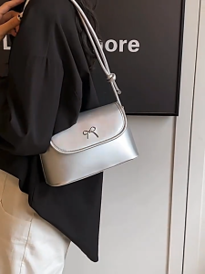 Handbag Women 女士手提包 beg tangan wanita murah bag murah French Niche Bag Womens Shoulder Bag Summer New Style Trendy Solid Color Casual Texture Fashion Armpit Beg