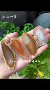 Agate slice DIY Special 特价 🉐🐎#myr10.6/pc  Size: 5-6.5cm (Long长)  Slice Agate 天然玛瑙片  #聚财玛瑙 #natural #agate #天然黄