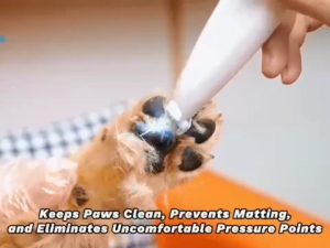 Silent Pet Electric Hair Trimmer with LED Light Grooming machine for dogs and cats