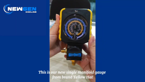 [💯ORIGINAL] YELLOW HAT Single Manifold Gauge YH-SL-001 Gas Meter R22 R134a R410A R32