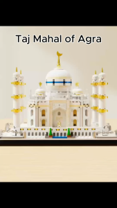 MINGER Taj Mahal of Agra India 2130pcs Mosque Masjid Architecture Building Blocks Toys Block Toy M77149