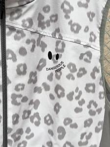 dangerouspeople | Retro Leopard Pattern Color-blocked Quick-dry Vest