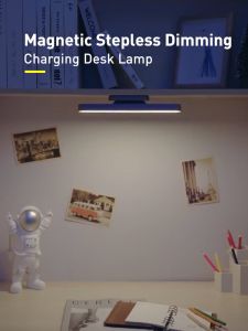 Baseus Hanging Magnetic LED Light Night Lamp Cabinet Light Emergency Rechargeable Night Lighting Wall Light Stepless Dimming Lamp