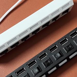 High Speed 4 Ports USB HUB 2.0 Adapter Expander Multi USB Splitter Multiple Extender with LED Lamp On/Off Switch for PC Laptops