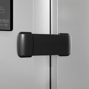 SAFELON | ล็อคประตูตู้เย็นแบบเฉพาะสำหรับเด็ก ล็อคความปลอดภัยสำหรับประตูตู้เย็นแบบเปิดสองช่อง ไม่ต้องเจาะ ล็อคประตูตู้เย็นแบบติดแน่น