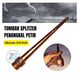 Penangkal Petir Untuk Rumah Tombak Splitzen 3/4 Inch 22 cm
