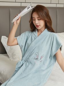Water Absorbent No Shredding Soft Bath Robe