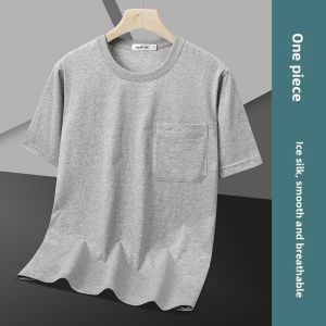 TIANJIANG | Pure Cotton Short Sleeve T-Shirt for Middle-aged Men