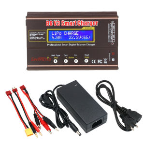 Imax Bộ sạc lihv động cơ Lipo NiMH Li-ion Ni-Cd kỹ thuật số điều khiển từ bộ sạc cân bằng Bộ sạc lipro Bộ sạc 15V 6A Bộ chuyển đổi IMAX B6 V3 80W 6A