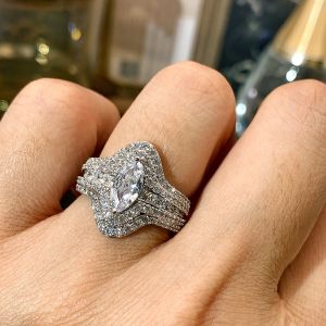 MESU.ACC | Minimalist High-end Marquise-cut Fashionable Unique Ring