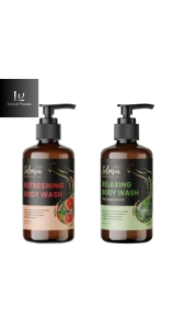 Sabun Mandi Cair Selensia Essential Oil - Relaxing Body wash & Refreshing Body Wash