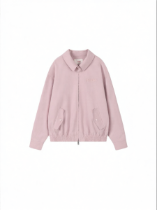 Womens Collared Jacket Casual Loose Zippered