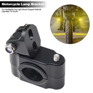 JOYINLED 1/2-Pack Universal Motorcycle Light Mount Kit Adjustable Metal Clamps for Spotlights and Fog Lights