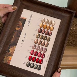 Suuseegel 9-Color Caramel Cats Eye Glass Beads Nail Art Gel Bright Color Series Long-lasting Any Skin Type Chinese Manufacturer