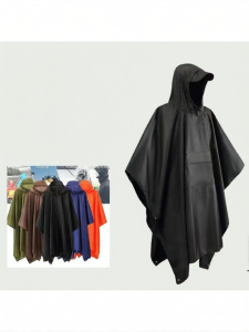 FENGHONGTAO | Multi-functional Hooded Rain Poncho