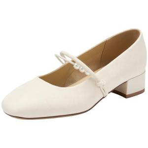 Josiny | 2026 New Spring and Summer Pearl Gentle Mary Jane Single Shoes Coarse Heel