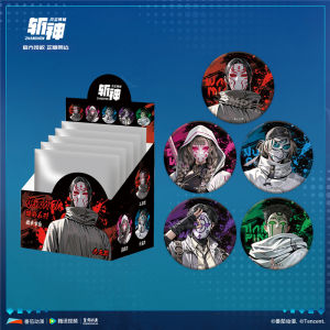 Hộp Mù Huy Hiệu Iron Mask Series King Face Star River Anime God Slayer Hộp Mù Huy Hiệu Anime Dành Cho Người Lớn