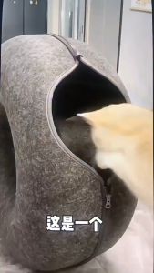 Cat Tunnel Bed Play Cats Toy Cat Nest Pet Donuts House Basket Nest Cat Bed Cat Nest Removable