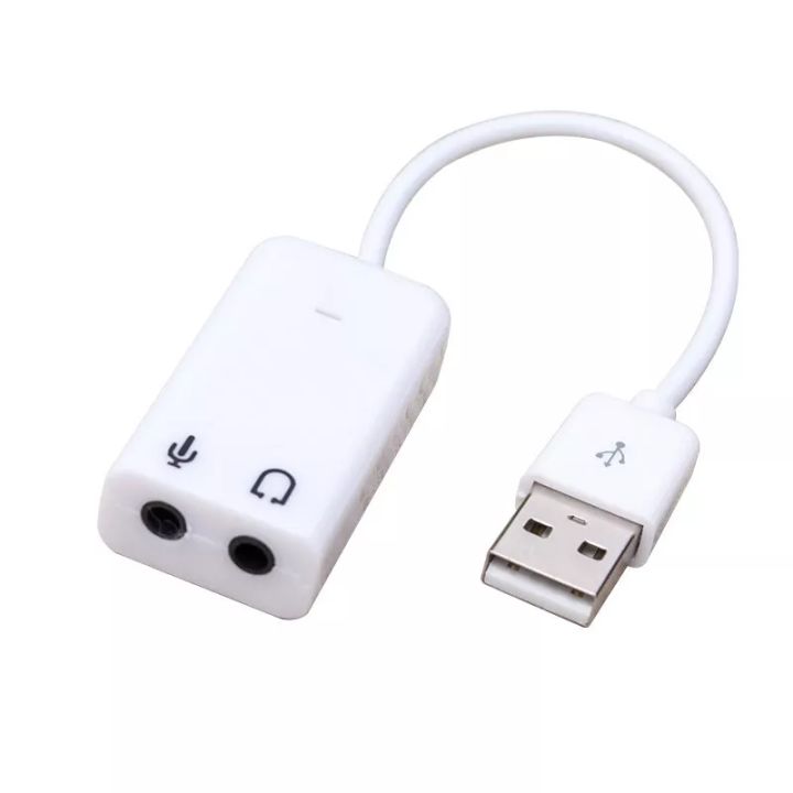 USB 7.1 sound card External standalone computer desktop with cable