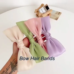 MS Bandana Wanita Pita Satin / Bando Aksesoris Wanita Model Pita Satin / Bando Pita Kain Satin