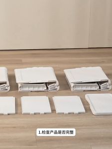 Tủ đường may gia đình tủ khóa phân loại khe hẹp nhà vệ sinh tủ lưu trữ bánh sandwich chống bụi có bánh xe có thể gập lại đa chức năng