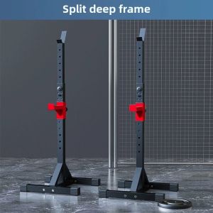 Bench Press Rack For Home Separates Barbell Weight Bench Multi-Functional Squat Protection Commercial Fitness Equipment Integrated Fender Bracket