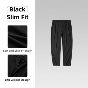 HLA | Elastic Spring Summer New Mens Trousers