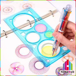 Suomi Childrens Toys Ten Thousand Flower Ruler Student Stationery Creative Small Fresh Ruler