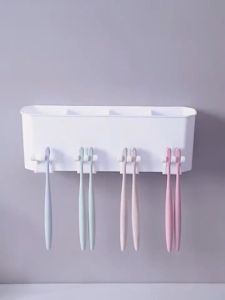Rak Sikat Gigi Tempat Sikat Gigi Dispenser Odol Rak Gantung Kamar Mandi Tempel