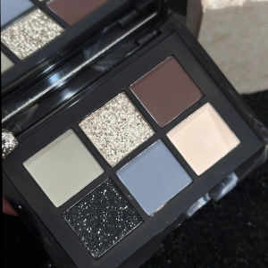 Mystic Crystal 5+1 Six-Color Eyeshadow Matte Forest Fog Smoke Cold Spruce Curtain Comprehensive Eye Makeup Pure Desire Black Ocean