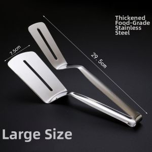 ZHENMIAO | Stainless Steel Anti-stick Wide Spatula for Grilling and Turning