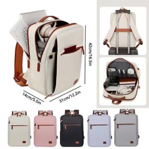 New Computer Bag Backpack Mens and Womens Large Capacity Travel Commuting Business College Student Backpack