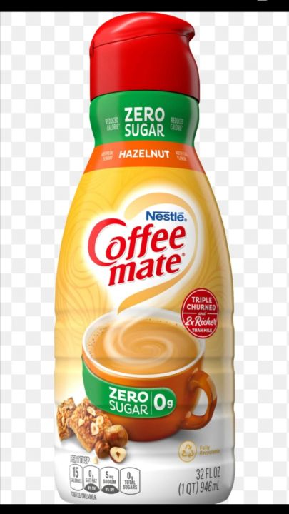 Nestle Coffee Mate Hazelnut Zero Sugar Liquid Coffee Creamer 32 Fl Oz Lazada Ph 3126